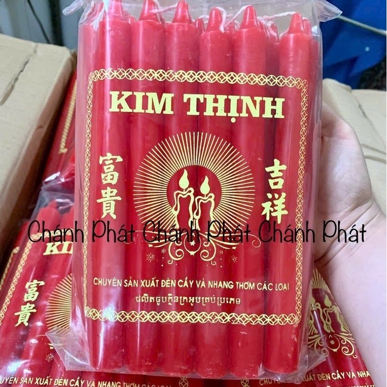 [1kg] Đèn Cầy Sáp Thơm Loại 1 Đỏ Vàng 12 Cây/ 16 Cây/ 24 Cây/ 32 Cây/ 60 Cây