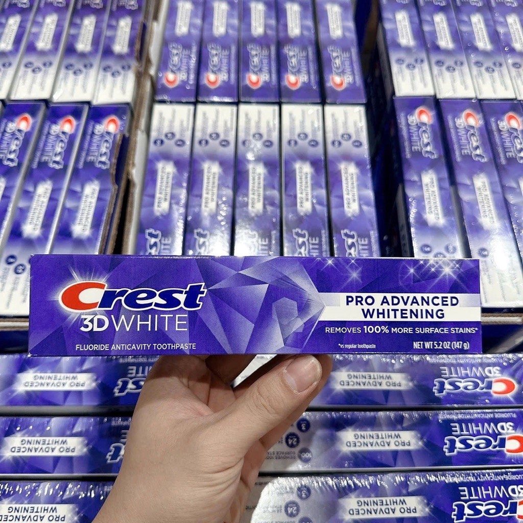 KDR - Kem Đánh Răng Crest 3D White Pro Advanced - Mới 147g