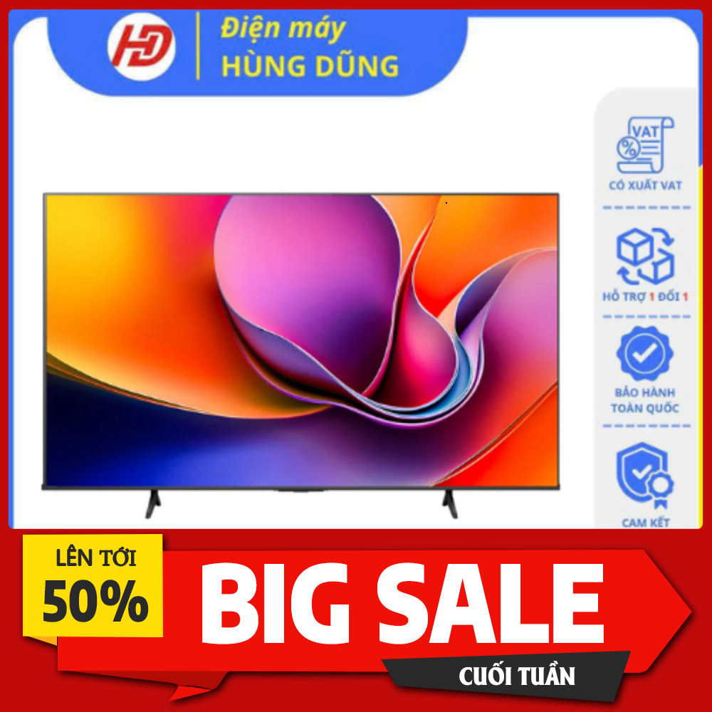 Nhắn shop đặt hàng Smart Tivi Hisense 4K 43 inch 43A6Q Độ Phân Giải Siêu Nét Hình Ảnh Sống Động Bảo 