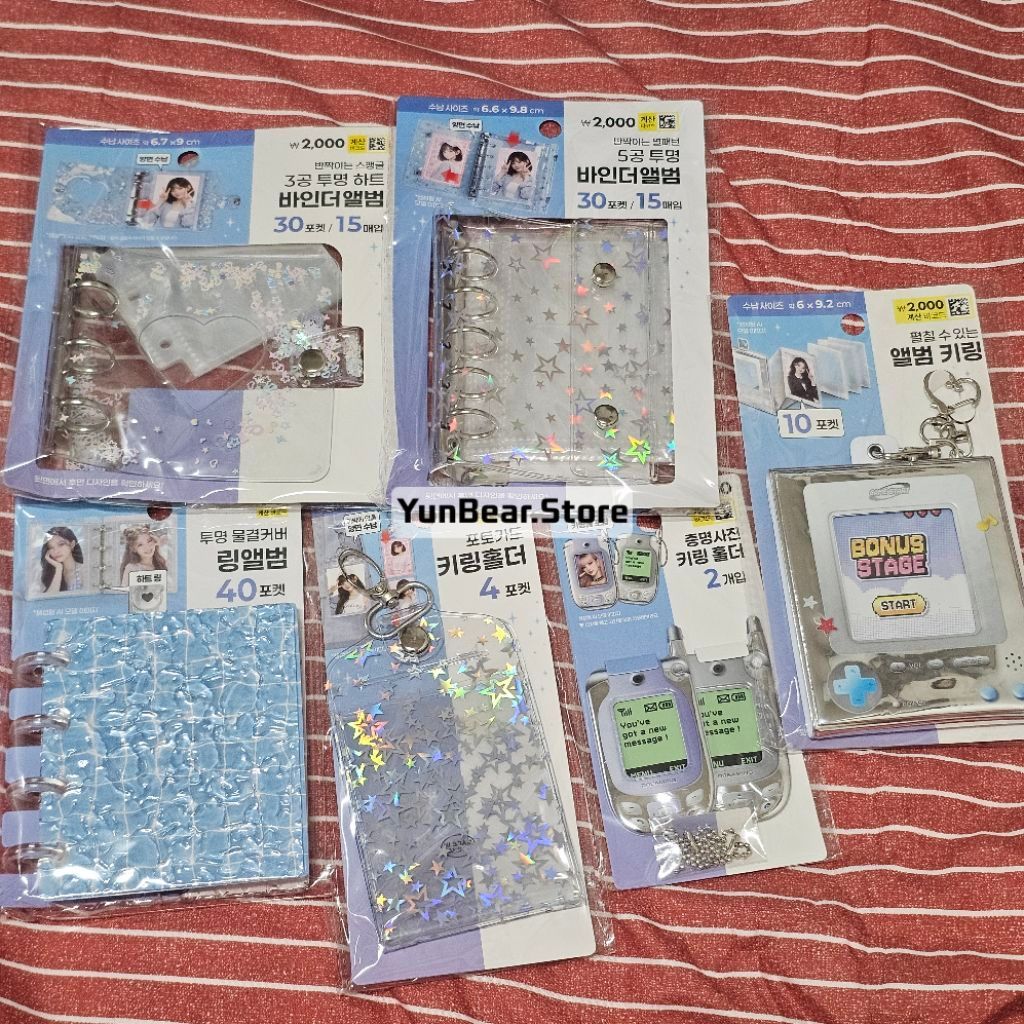 [Mới 2026] BỘ SƯU TẬP HOLDER COLLECT BOOK Y2K SILVER - DAISO HÀN QUỐC