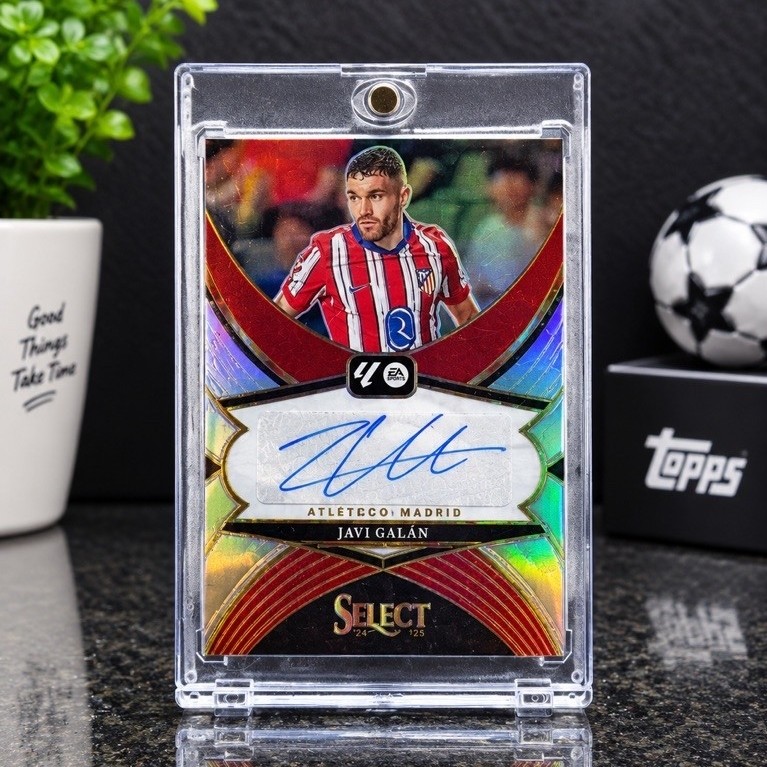 [AUTOGRAPH] Panini Prizm Laliga 2024/25 – Javi Galan - Atletici Autograph (Tặng kèm Toploader(No Mag