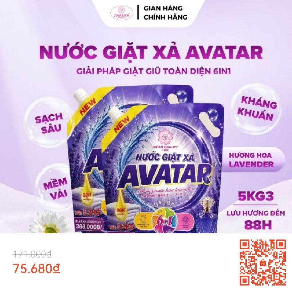 Nước giặt Avatar
