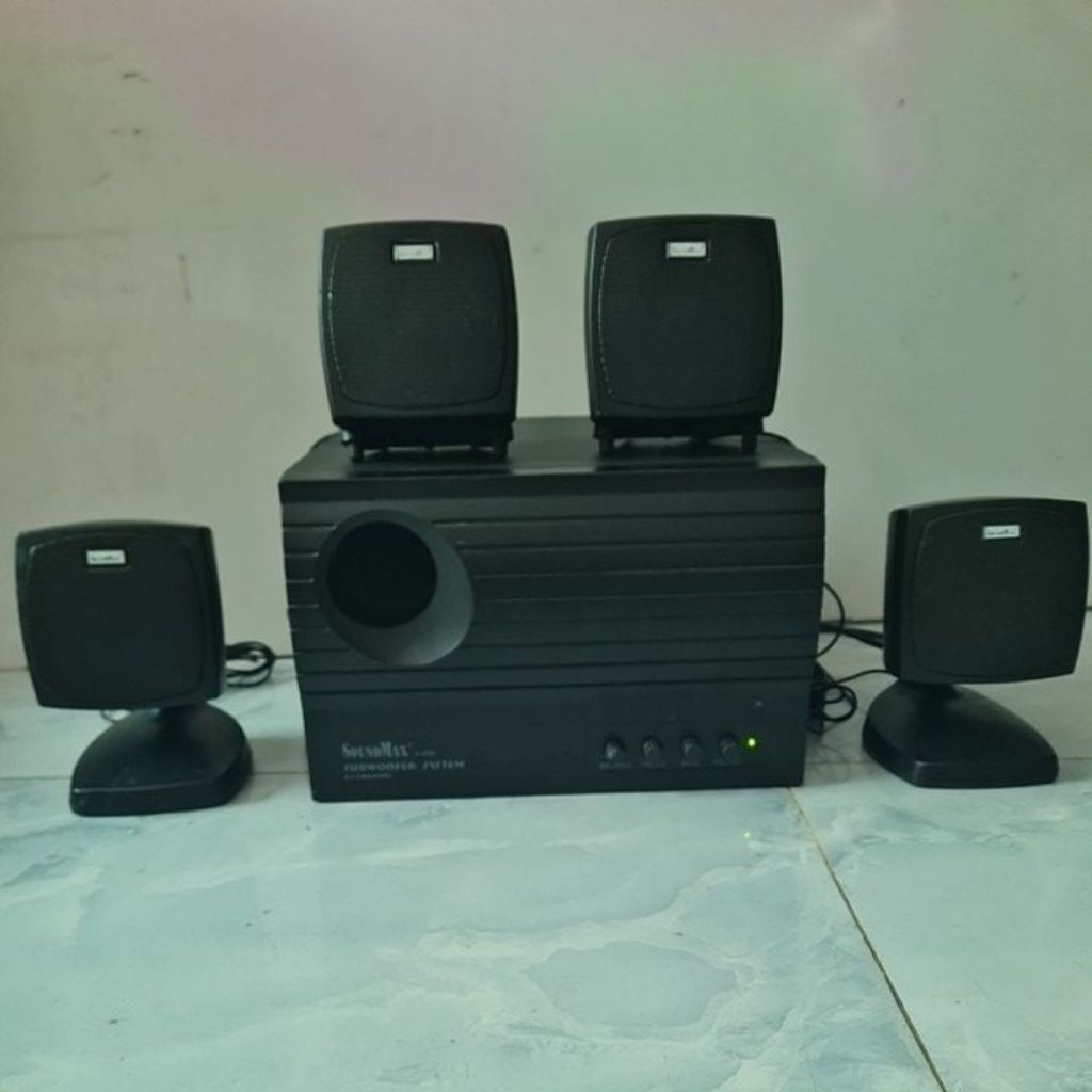BỘ LOA VI TÍNH 4.1 SOUNDMAX , model: A-4000, ĐÃ GẮN BLUETOOTH 5.0, hàng đã qua sử dụng