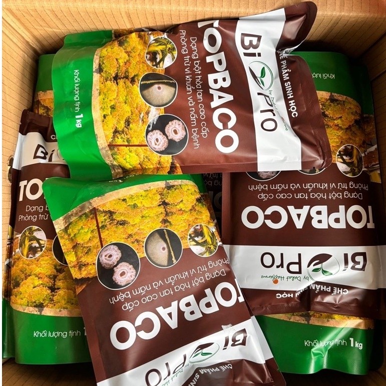 Chế phẩm Nấm ba màu TOPBACO Dalat Hasfarm-gói 1kg-