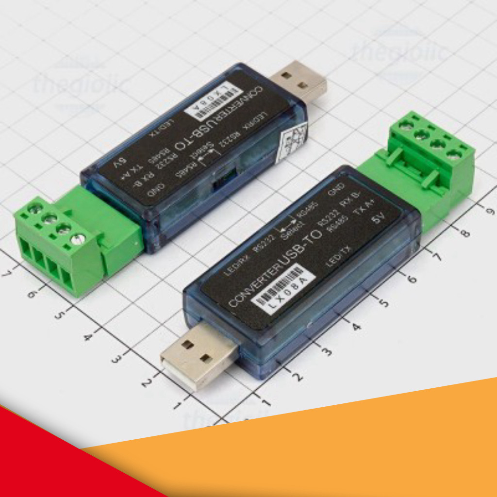 LX08A Mạch Chuyển Đổi USB To RS485 RS232 GearHub
