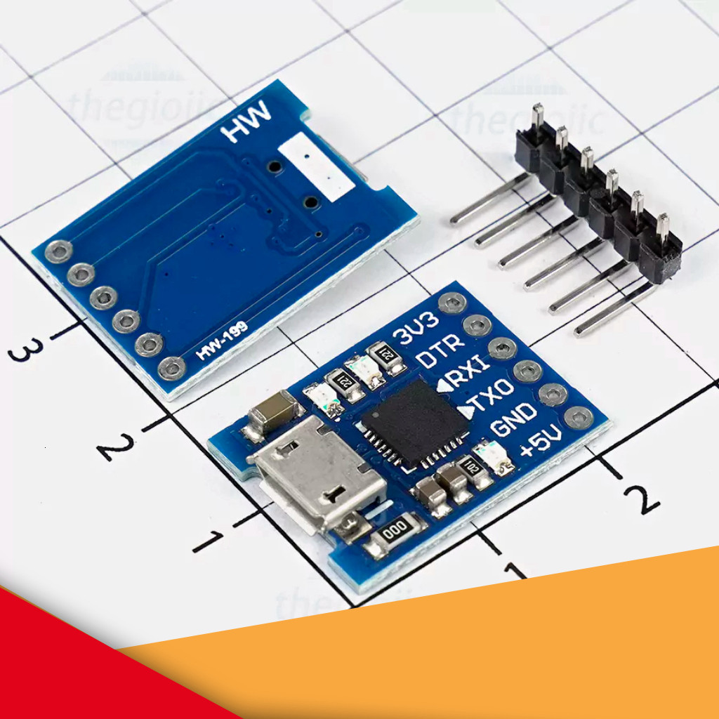 CP2102 Mạch Chuyển Đổi MicroUSB To UART TTL GearHub