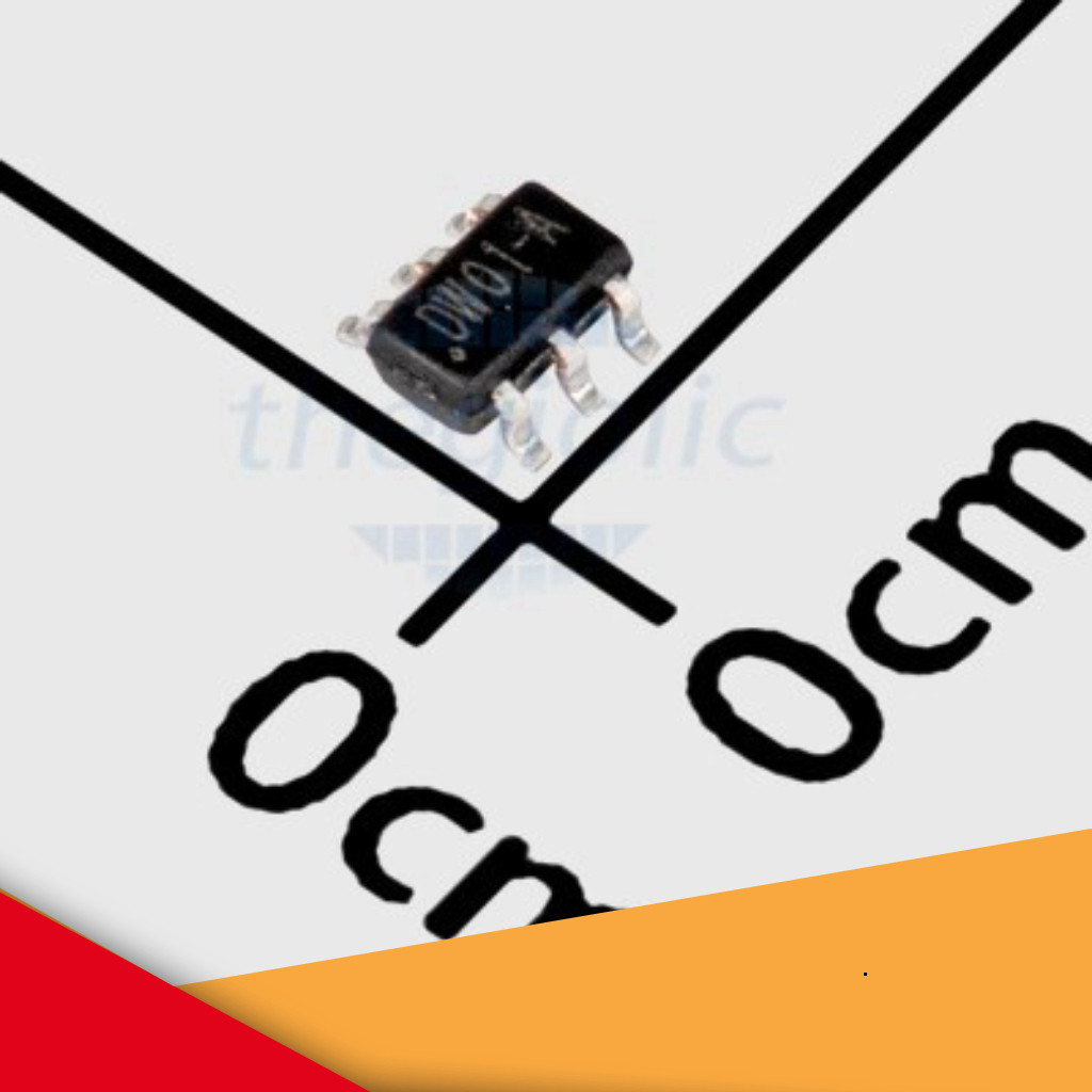 [20 Cái]- DW01A IC Bảo Vệ Pin 1 Cell SOT-23-6 GearHub