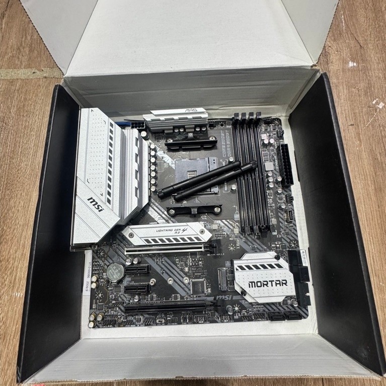[ Second Hand ] Mainboard MSI B550M MORTAR WIFI, có râu wifi đi kèm ạ