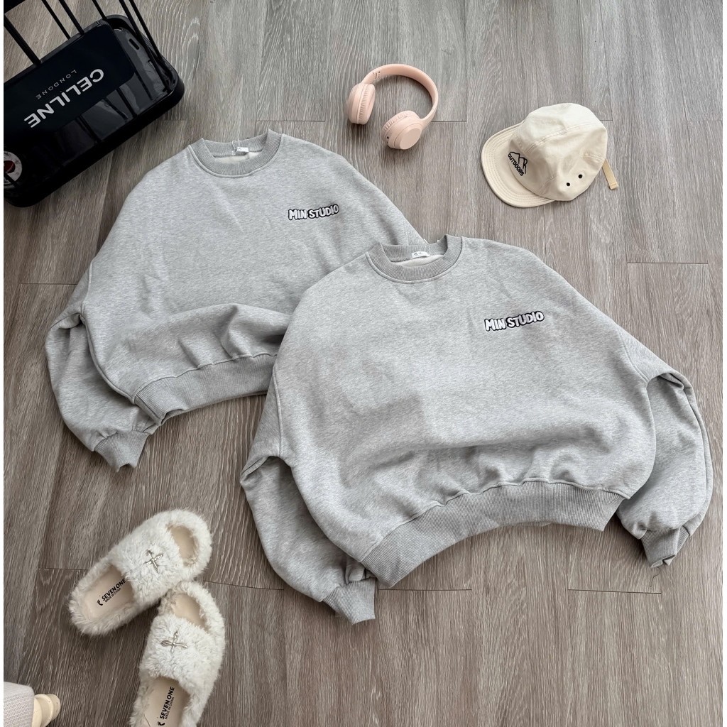 Min Studio  | Áo Nỉ Unisex Form Oversize