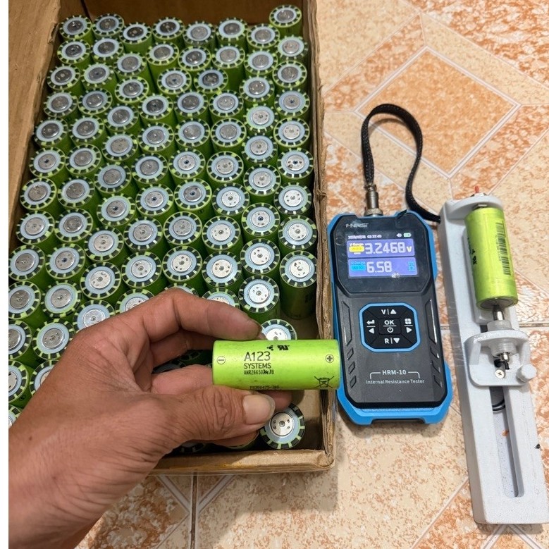 Pin a123 systems 26650 tháo khối chính hãng - dòng xả cực khủng, siêu bền bỉ