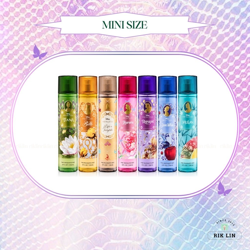 DISNEY COLLECTION_BELLE |ARIEL |TIANA | CINDERELLA | MOANA| WHITE JASMINE - Xịt Thơm Toàn Thân