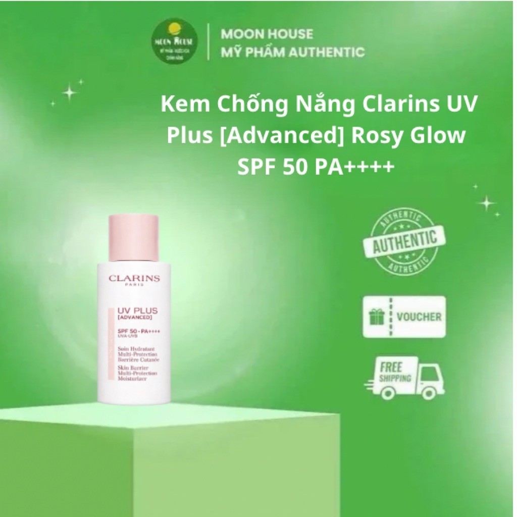 Kem Chống Nắng Clarins UV Plus [Advanced] Rosy Glow SPF 50 PA++++