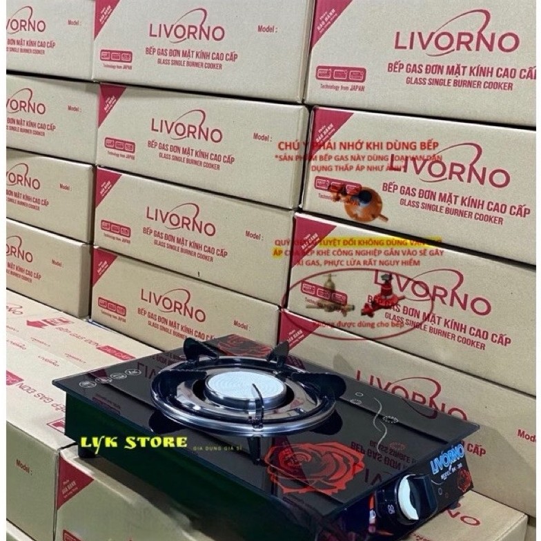 BẾP GA ĐƠN HỒNG NGOẠI ĐƠN LIVORNO BK380  - [ TẶNG DÂY GA ]