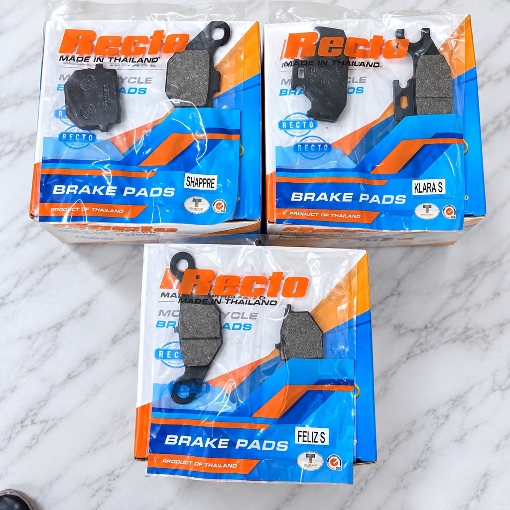 Bố Thắng Đĩa Trước Recto Thailand Cho Xe Điện VinFast Evo Feliz, Klara, DatBike Quantum – Má Phanh C