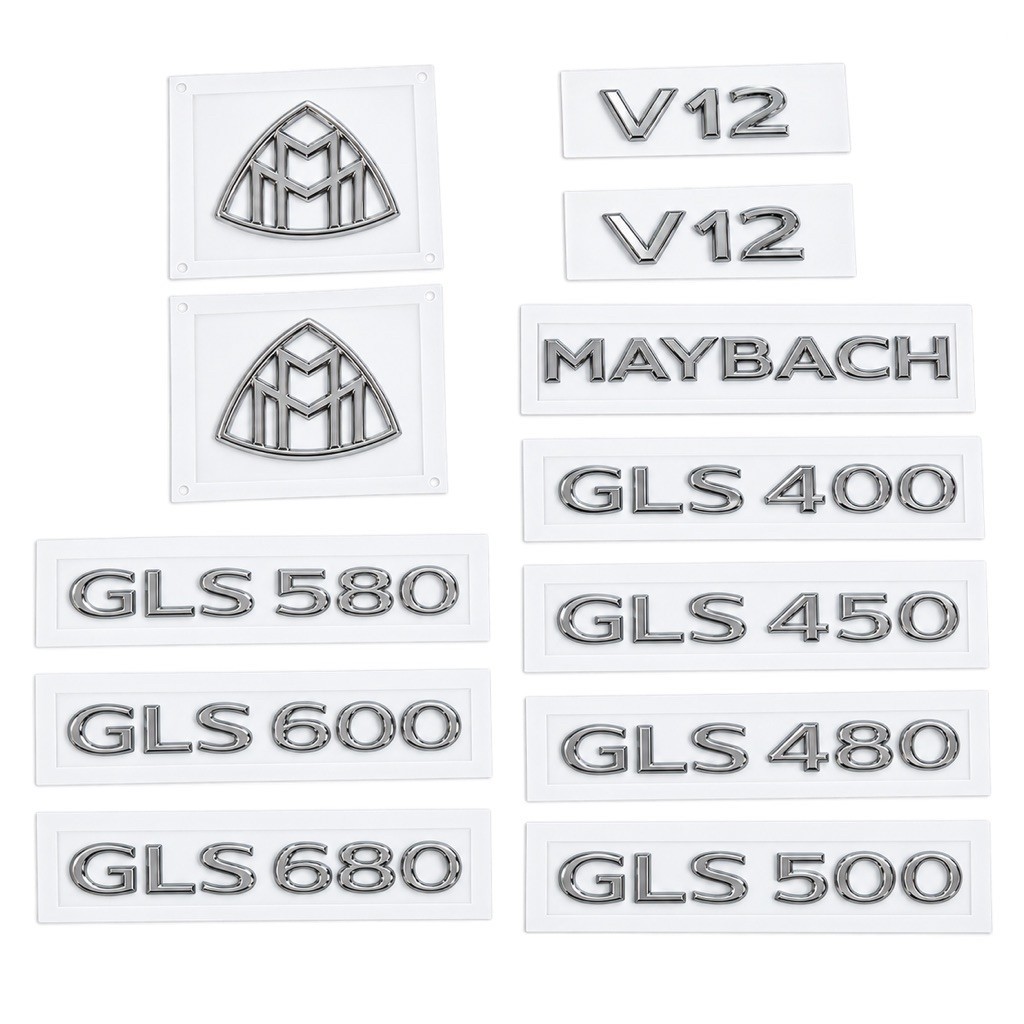 Tem chữ dán mẫu mới dành cho Mercedes GLS400 GLS450 GLS480 GLS500 GLS580 GLS600 GLS680 Chữ Dán Thân 
