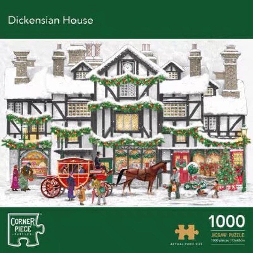 CORNER PIECE PUZZLE 1000pcs DICKENSIAN HOUSE