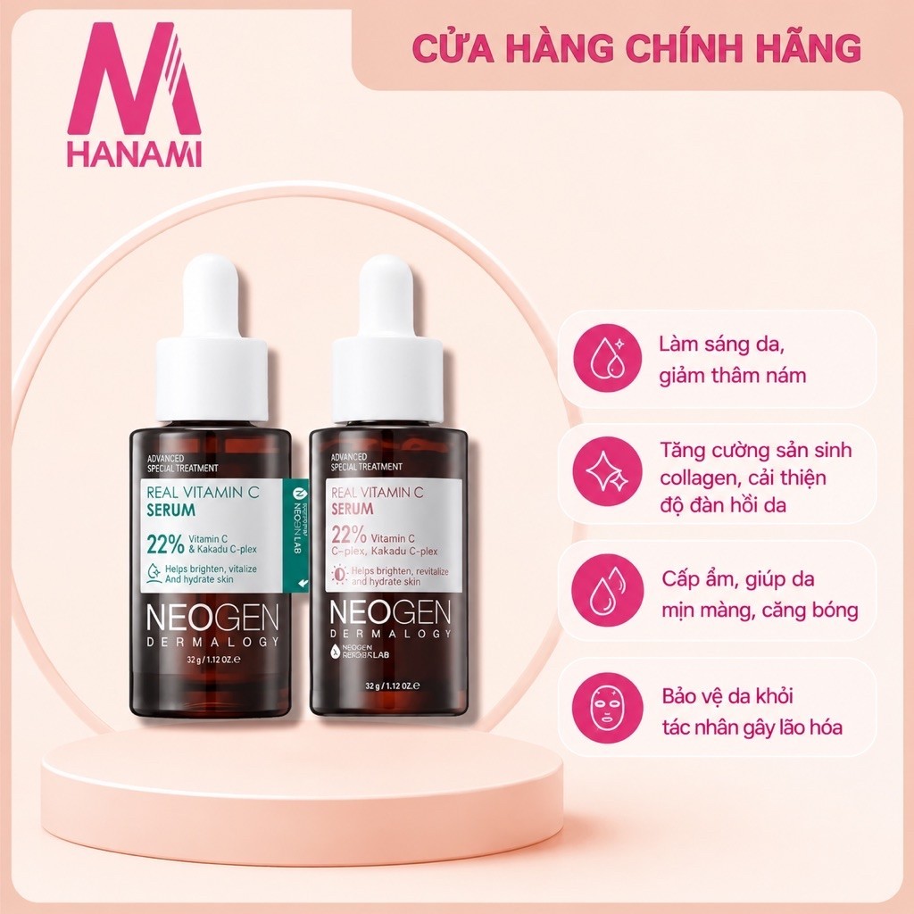 Tinh Chất Serum Vitamin C NEOGEN Dermalogy Real Vitamin C Serum hỗ trợ  Làm Sáng Da