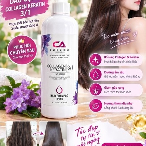 Dầu gội phục hồi tóc canama