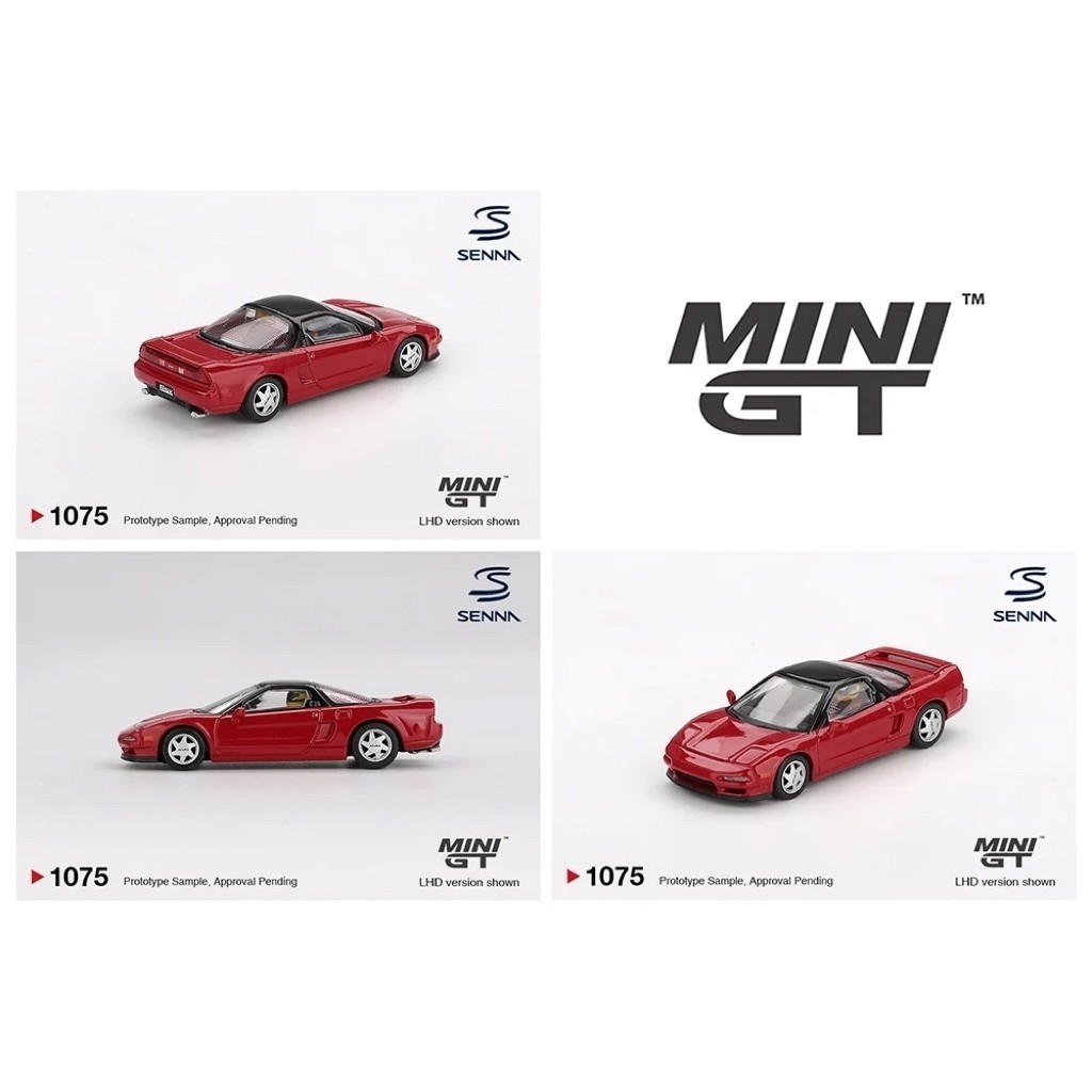 mohinhxeps-1/64_ Mini GT #1075  HONDA NS-X PROTOTYPE MIDSHIP SPORTS 1989 AYRTON SENNA W/ FIGURE