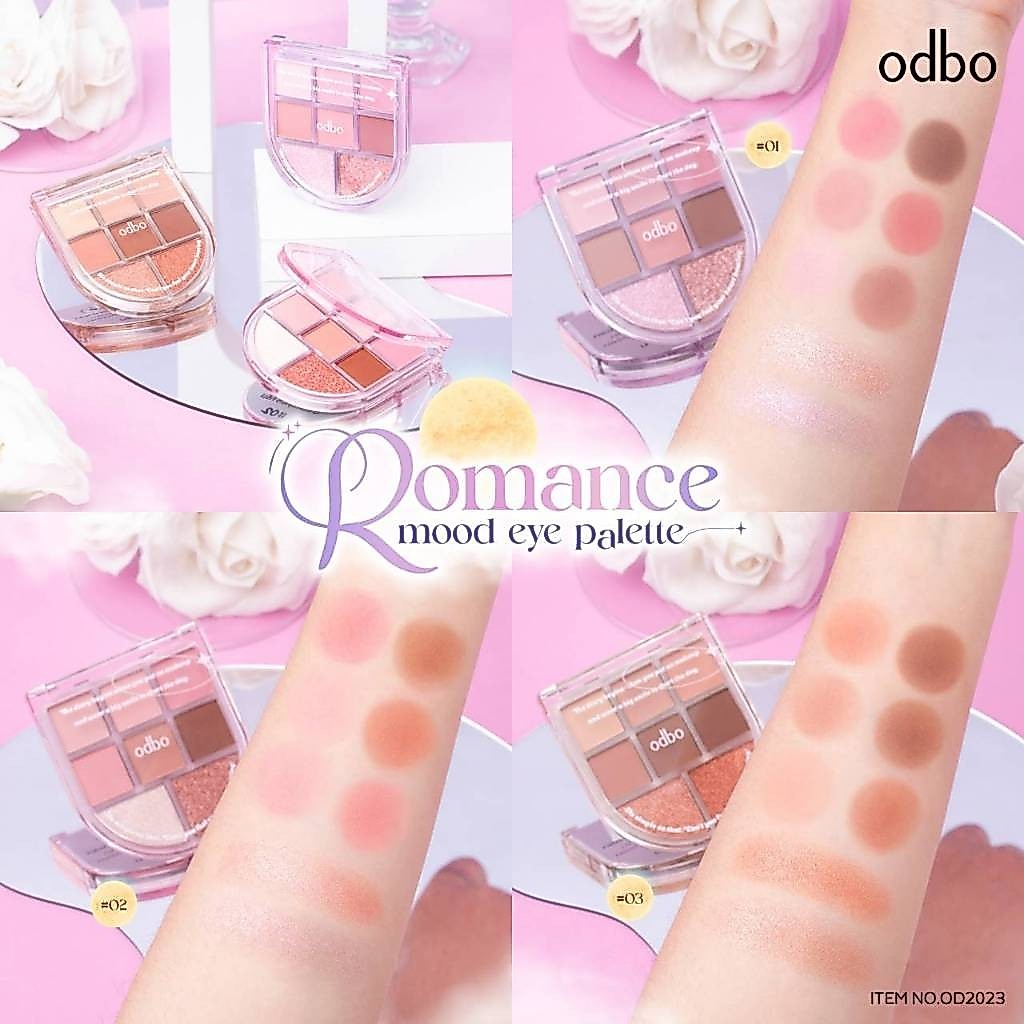 Od2023 Bảng màu mắt tâm trạng lãng mạn Odbo Romance Mood Eye ODBO