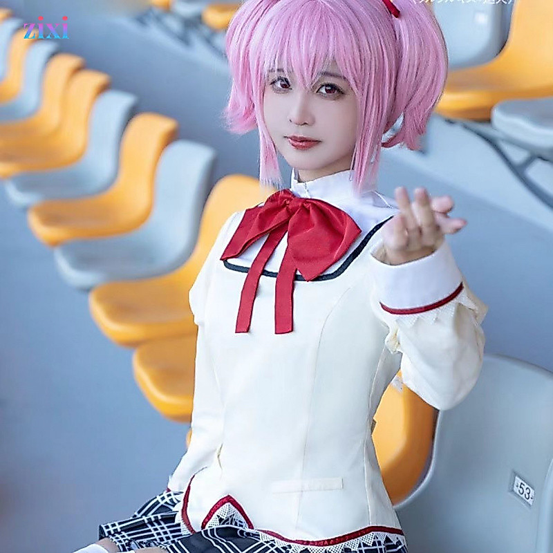 Puella Magi Madoka Magica Cosplay Đồng Phục Học Tập Kano Madoka Homura Kosumi Đồng Phục Sayaka Cospl