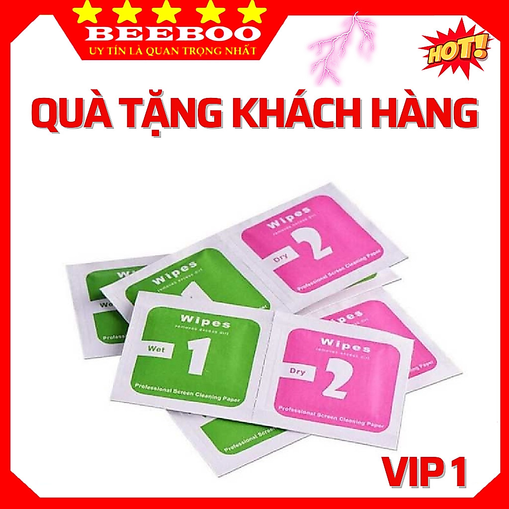 Khăn Lau 1 và 2 Miếng Lau Vệ Sinh Màn Hình Điện Thoại