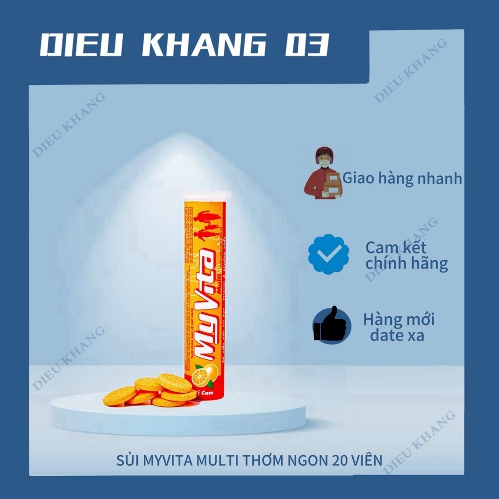 [CHÍNH HÃNG] SỦI KHOẺ VTM C MYVITA 20 VIÊN