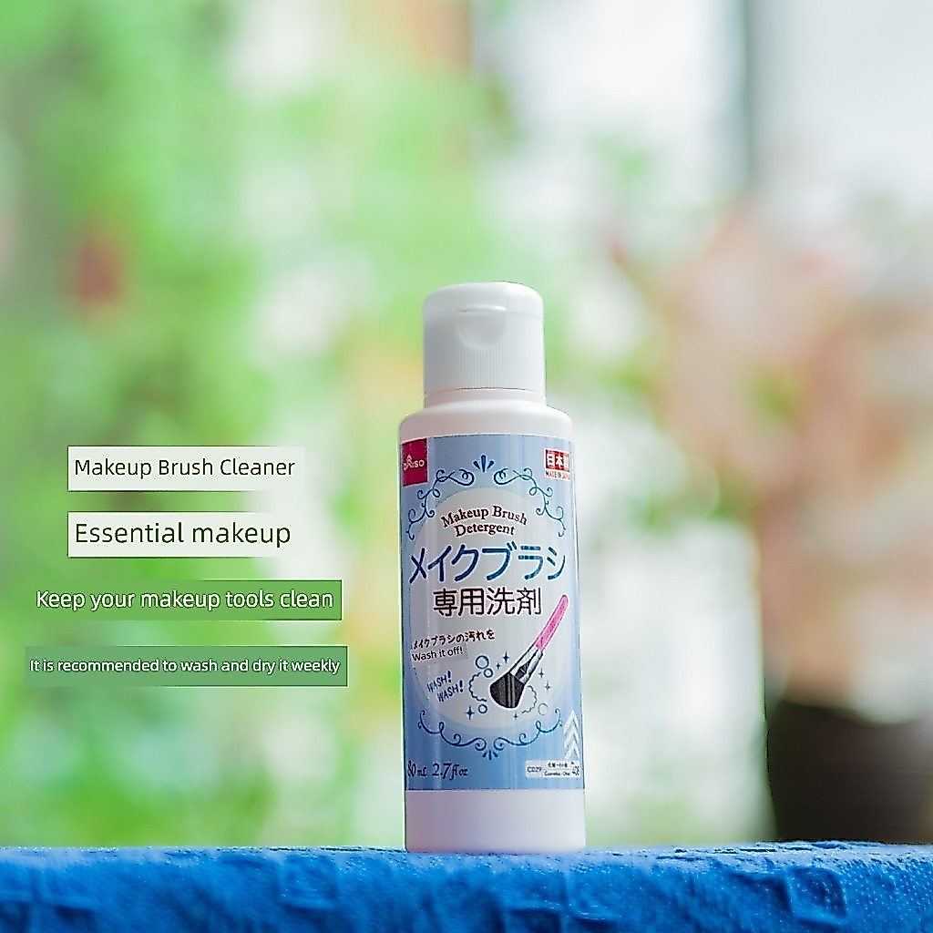 bông mút tán nền bông mút Nhật Bản daiso daiso Puff Cleaner Brush Cleaner Sponge Beauty Egg Makeup T