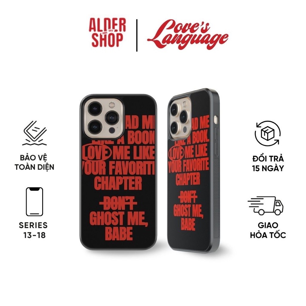 Ốp lưng iPhone Love Chapter - Series iPhone 13/ 14/ 15/ 16/ 17/ 18 Aldershop