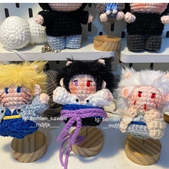 móc khoá len doll phim Naruto