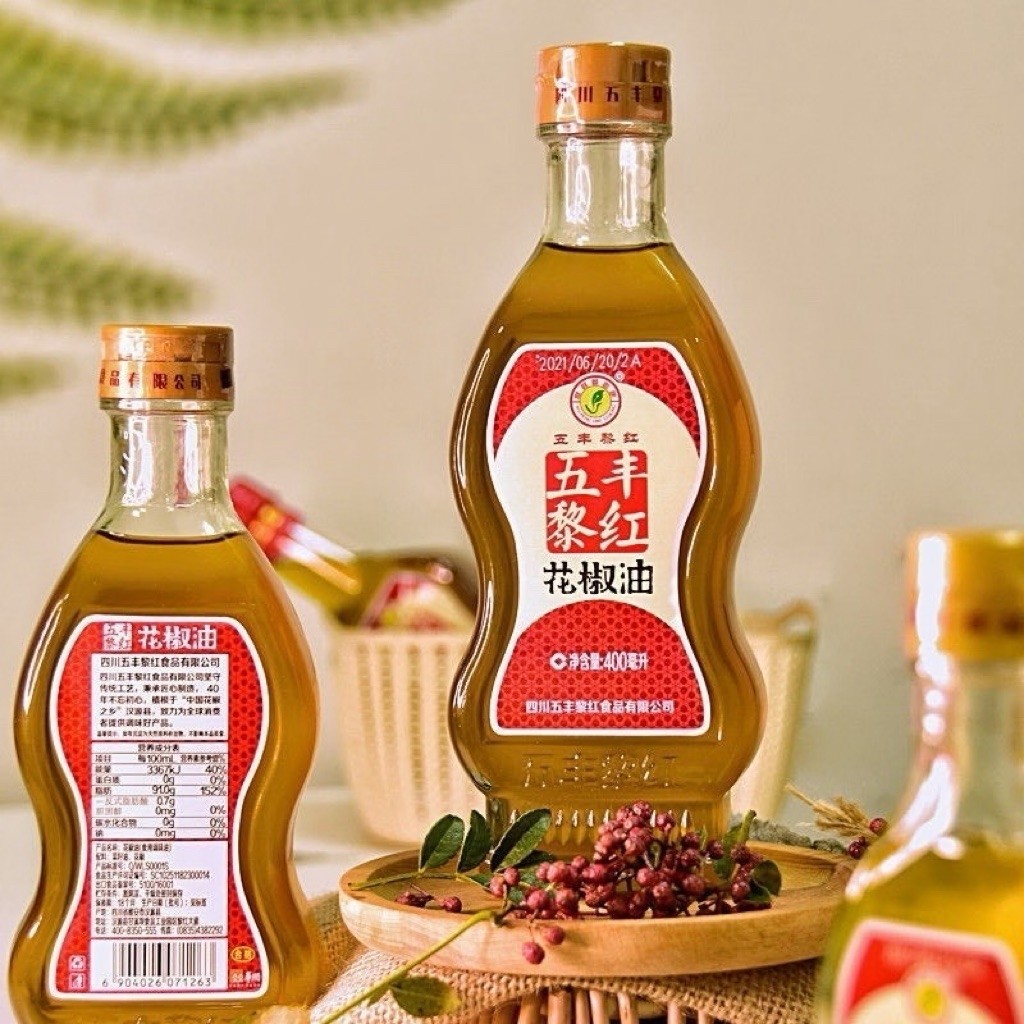 Dầu Hoa Tiêu Đỏ (Tê Đỏ) Cao Cấp Chai 400ml