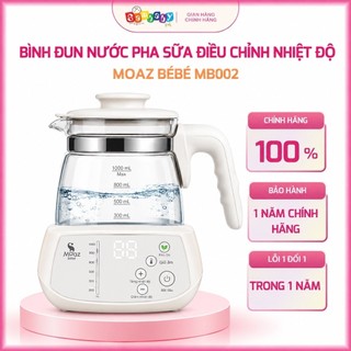 Bình đun nước pha sữa điều chỉnh nhiệt độ moaz bébé mb002 chính hãng – đun sôi nhanh, giữ nhiệt 12/24h, khử clo