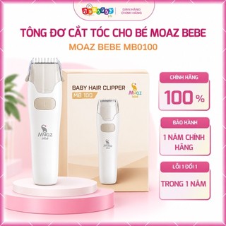 Tông đơ cắt tóc cho bé moaz bébé mb0100 chính hãng – tự hút tóc, chống nước, lưỡi gốm an toàn, sạc usb, cắt tóc trẻ em