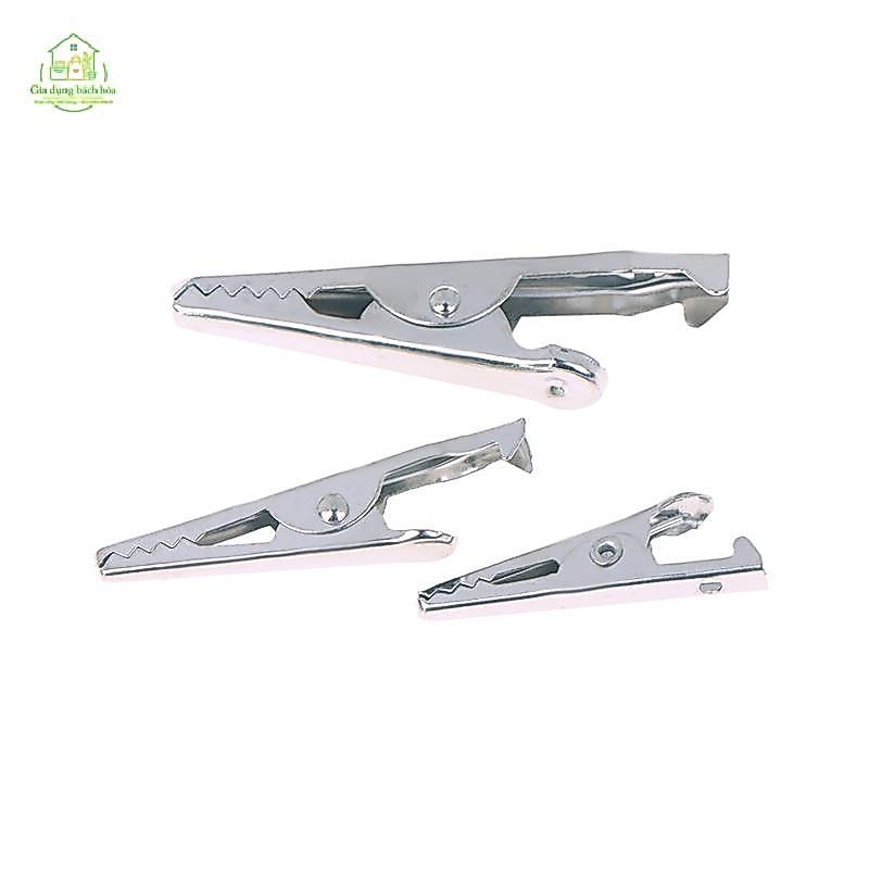 50pcs Mini Alligator Clips Mini bạc kim loại Alligator Clip 28mm 35mm 45mm cho điện thử nghiệm cho P