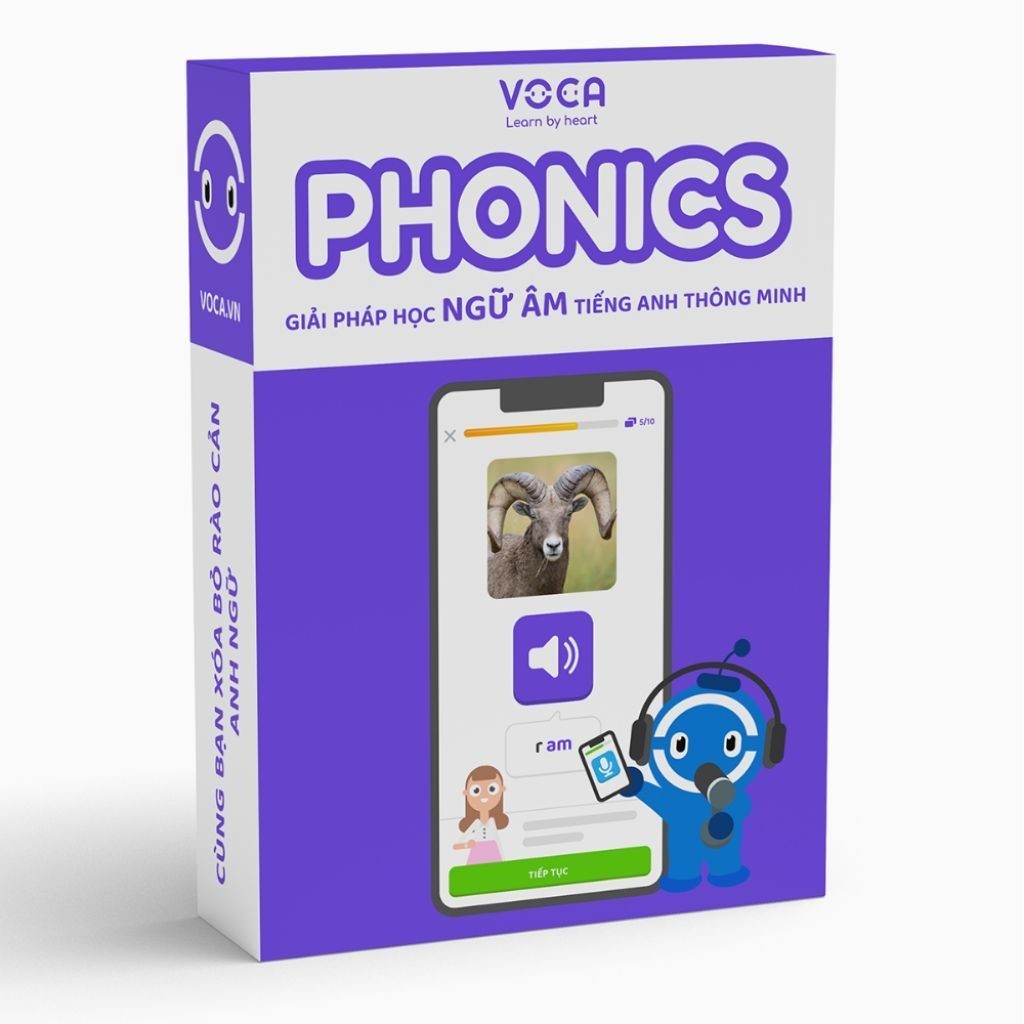 Phần mềm VOCA Phonics ( 1 năm)