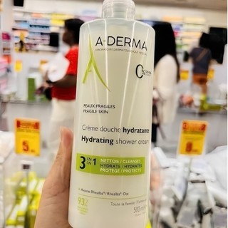 Sữa tắm gội Aderma giảm mụn lưng, dưỡng ẩm cho gia đình
