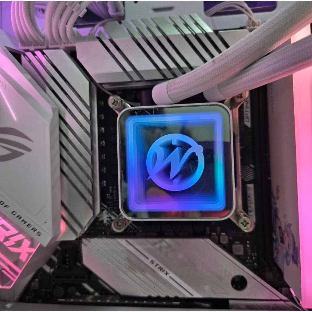 Tản nước AIO 120mm cũ cho pc socket 115x, 1200, 1700,... Tặng kèm 1 quạt 12v full trắng