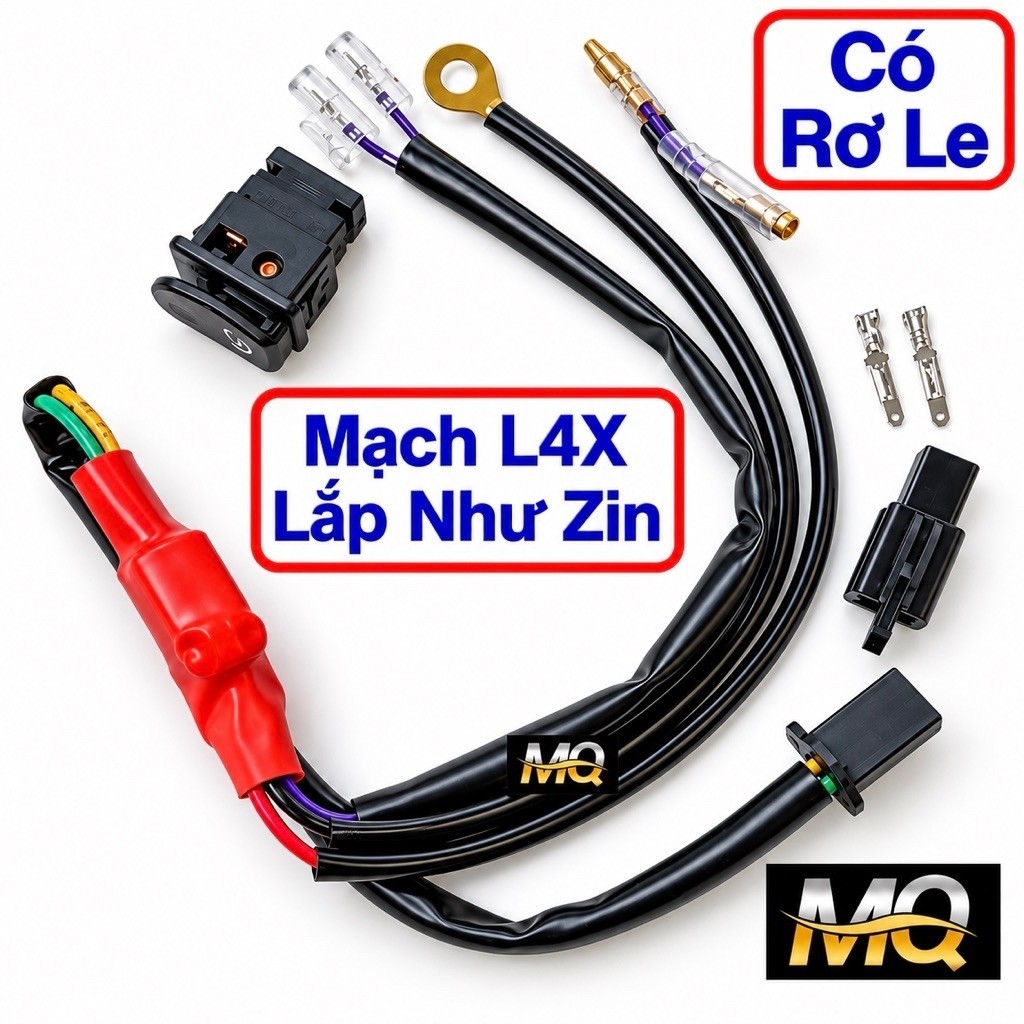 Mạch Pasing Auto L4X, L6X, L9X, KZ40 Cho Xe Máy ( Ko Lắp Xe Điện ) BMA W4
