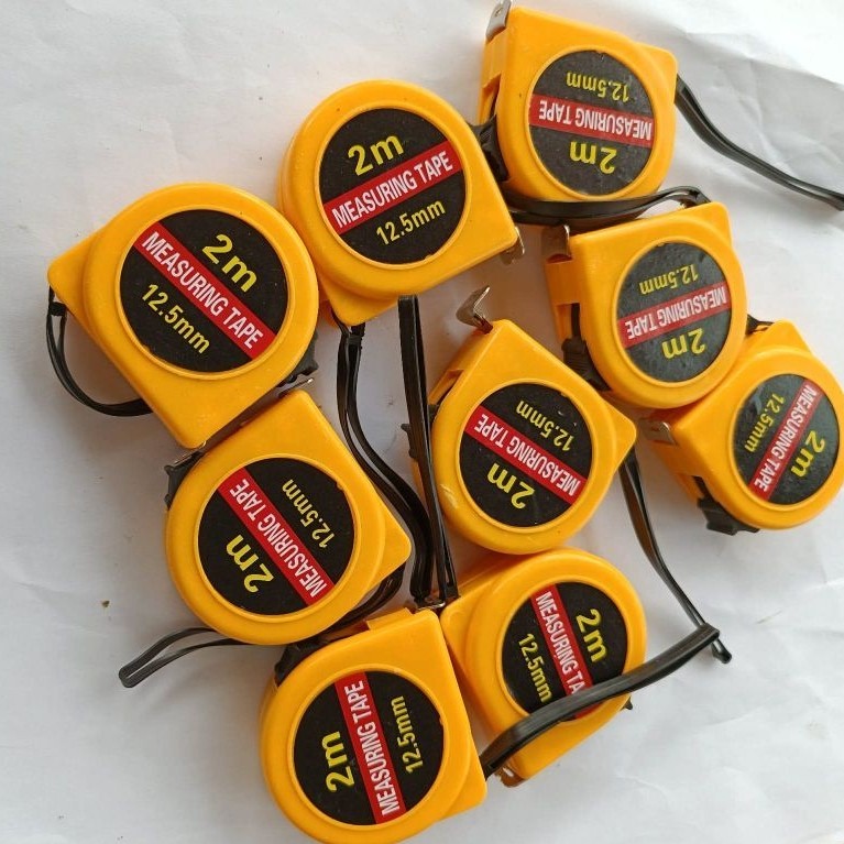 Thước Dây 2M Mini Nhỏ Gọn 12.5mm, Thước Cuộn Thép Đo May Mặc Xây Dựng Bỏ Túi . giá rẻ.
