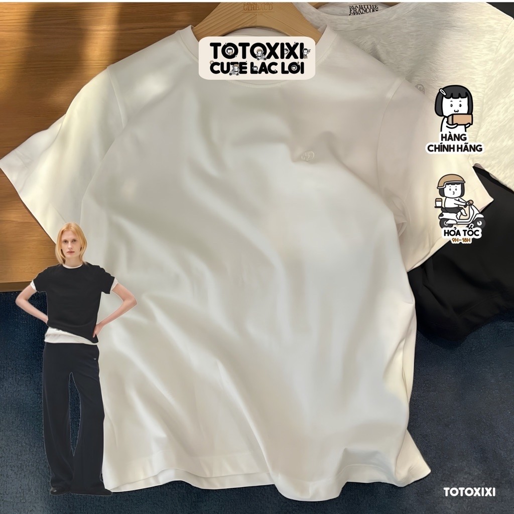 Áo Thun Marithe Babytee Logo Thêu