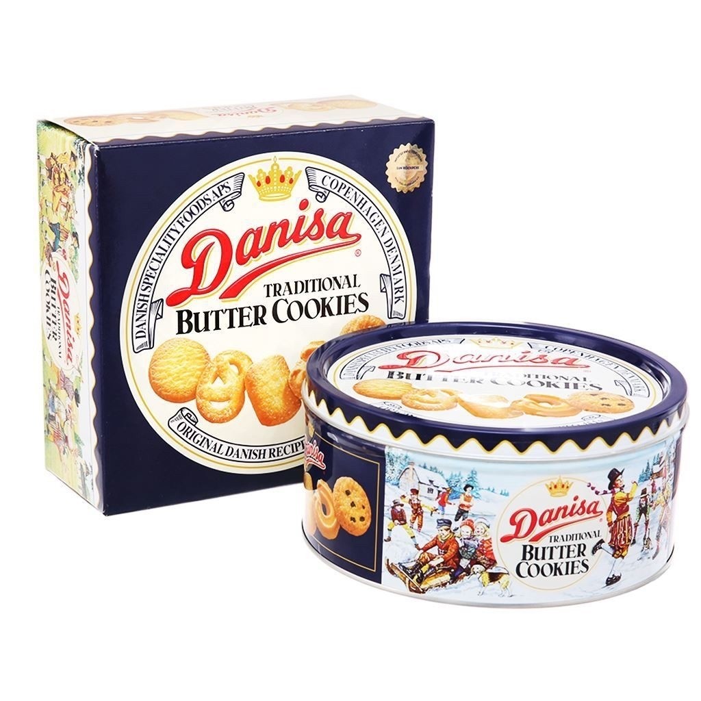 Bánh Quy Bơ Danisa Giòn Thơm Ngon Hộp Thiếc 454G