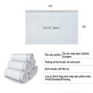 Túi nylon cho máy dọn CATLINK