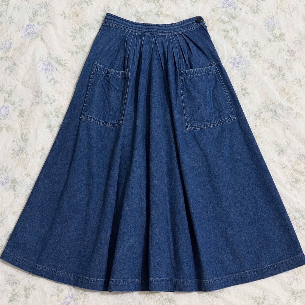 Chân váy 2hand Nhật Bản phong cách vintage, mori girl