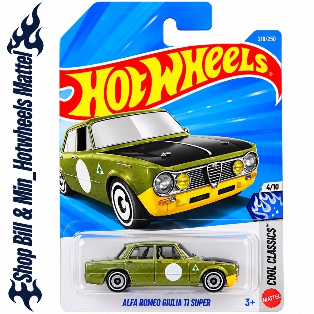 Hot Wheels Alfa Romeo Giulia TI Super – Cool Classics 218/250 (4/10)