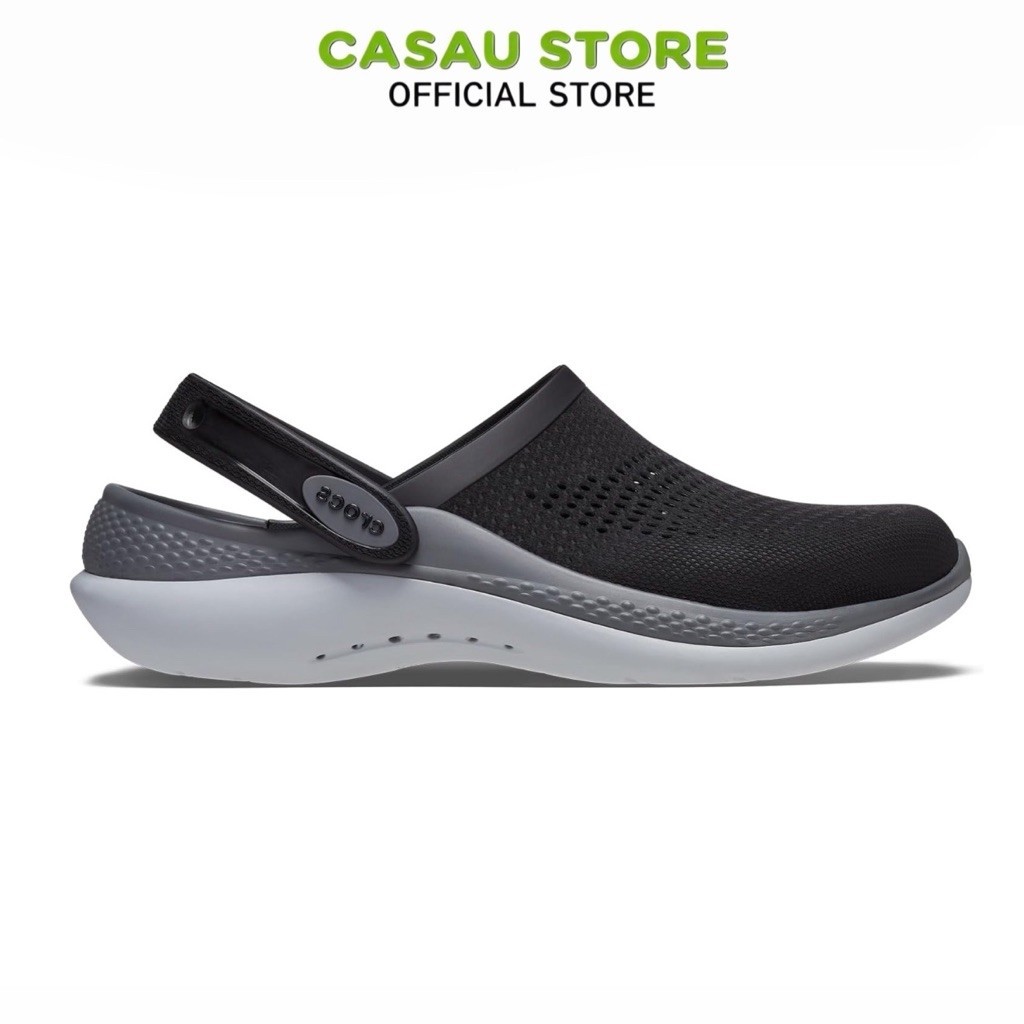 Giày Clog Unisex Crocs Literide 360 - Đen GIÀY