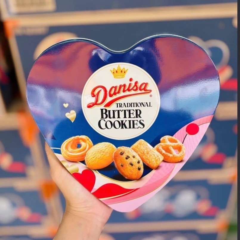 Cặp 2 hộp🍪BÁNH DANISA QUỐC DÂN MẪU TRÁI TIM MỚI
