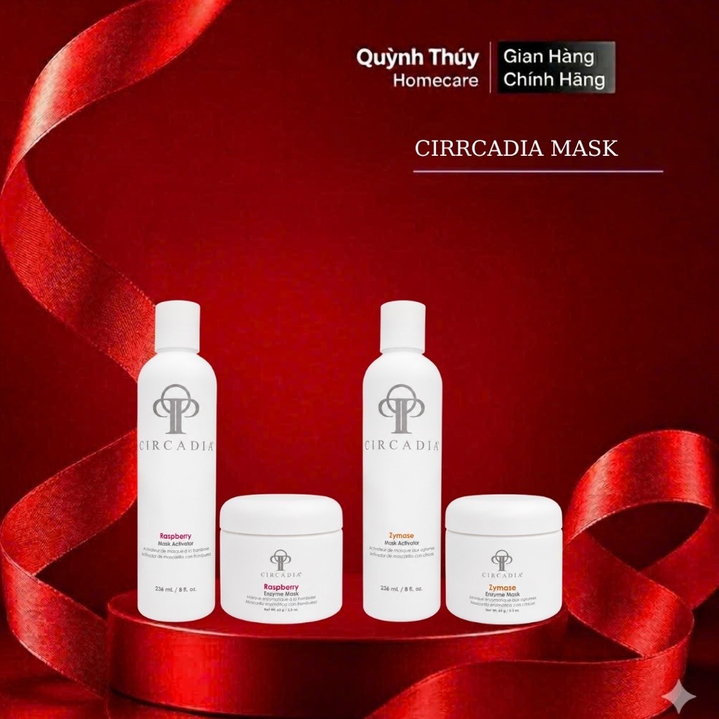 💌 CHÍNH HÃNG 💌 BỘ CIRCADIA RASPBERRY & ZYMASE + MASK ACTIVATOR