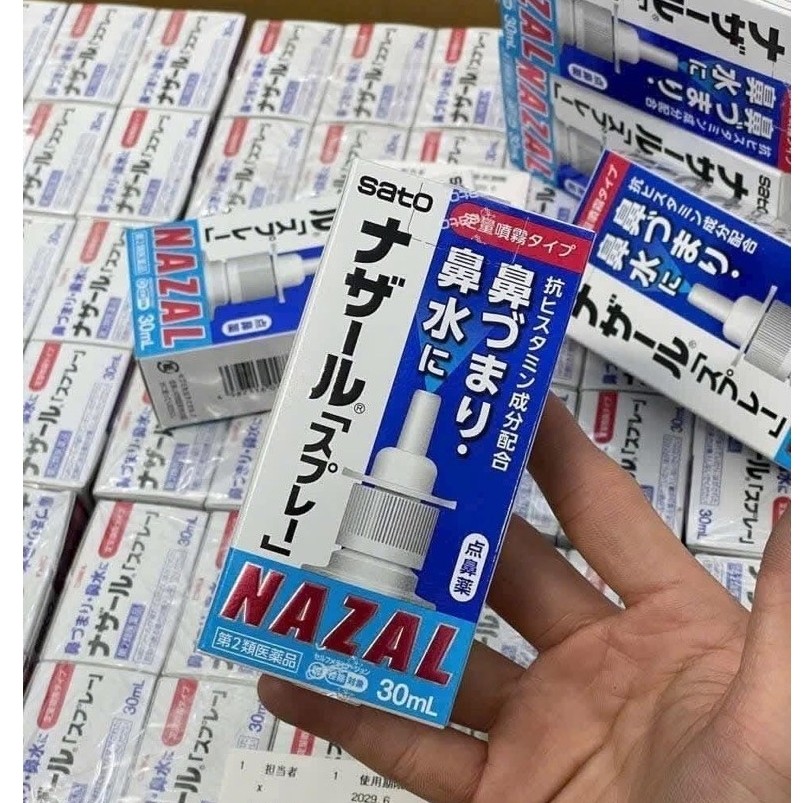 Xịt nghẹt mũi, sổ mũi Sato Nazal 30ml