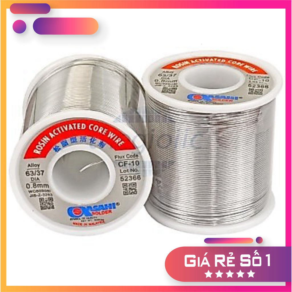 Thiếc Hàn 0.8 Sn63 Pb37 500G Asahi Thế giới chip