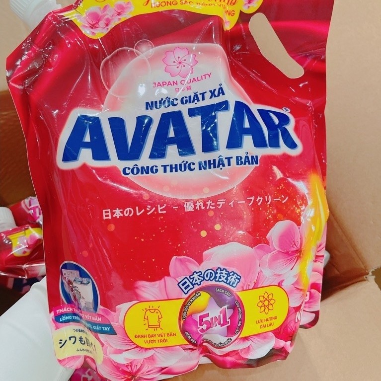 Combo 2 bịch Nước giặt xả Avatar 4kg